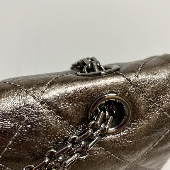 - CHANEL Metallic 2.55 Calfskin 227 Jumbo Flap - Picture 9 of 17